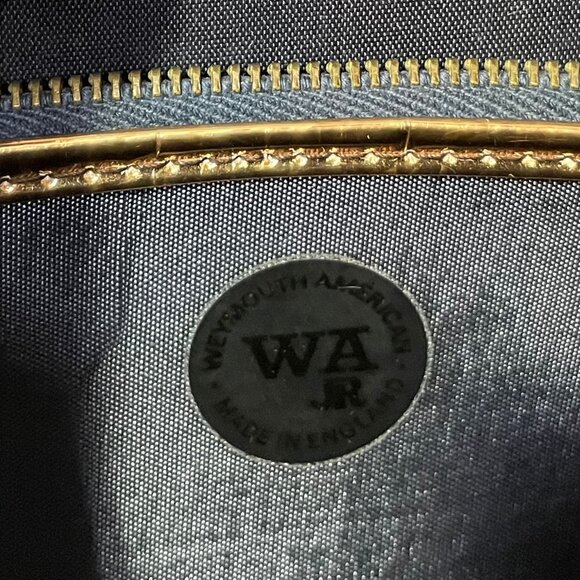 Vintage Navy Blue Weymouth American Handbag 1960's Made in England - Picture 5 of 11